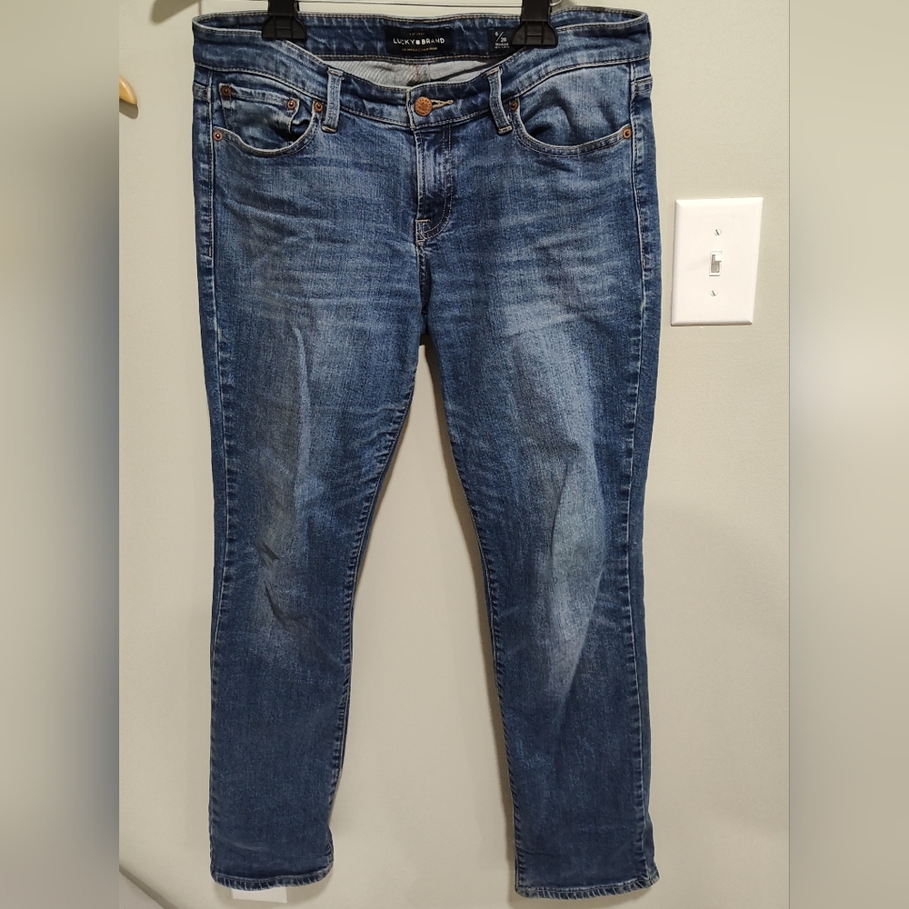 Lucky Brand Women's Sweet Straight Blue Jeans Size 6/28 Regular